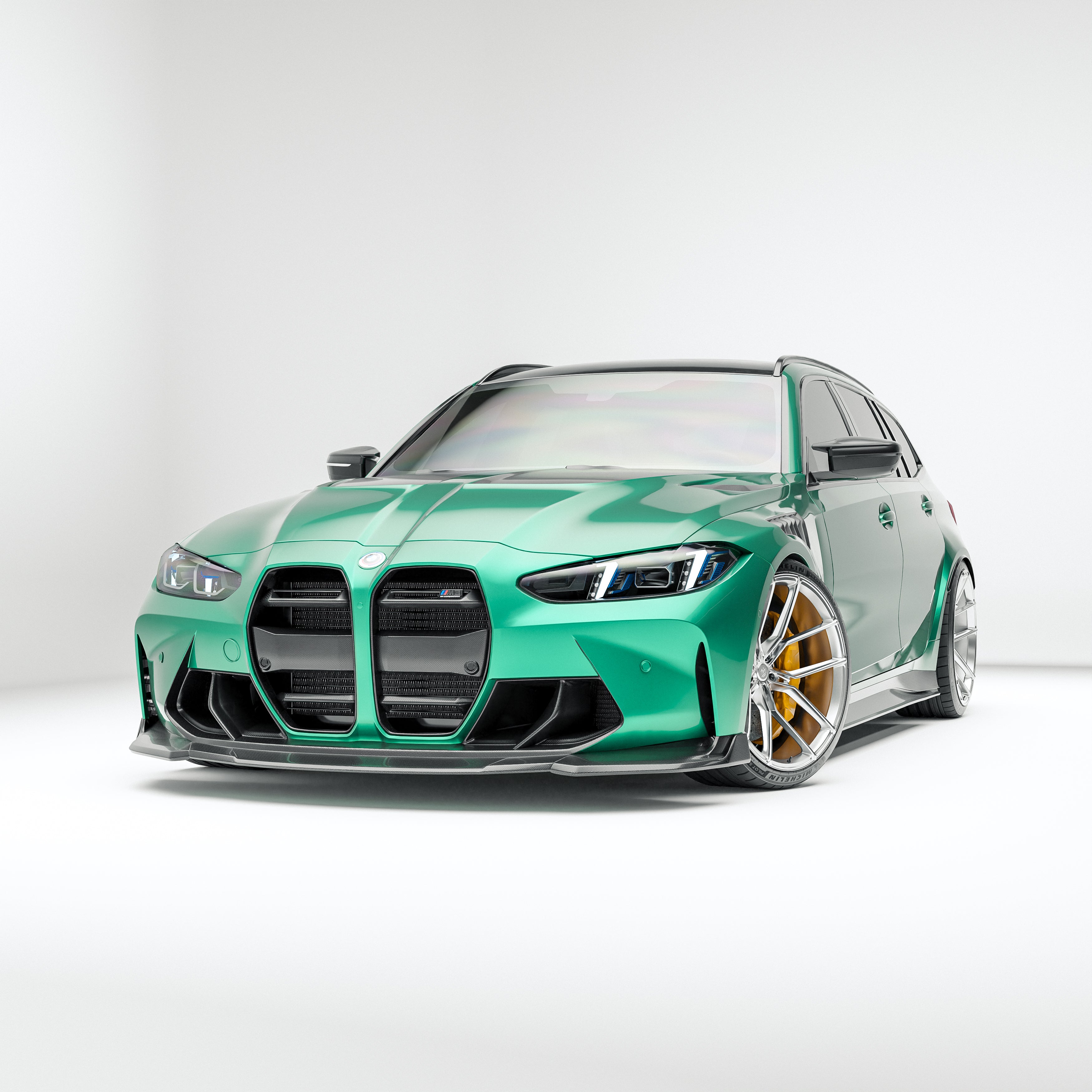 BMW M3 G81 Carbon Fiber Front Lip - Revozport