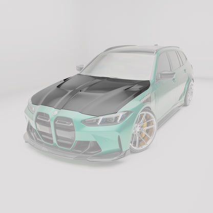 BMW M3 G81 Carbon Fiber Hood - Revozport