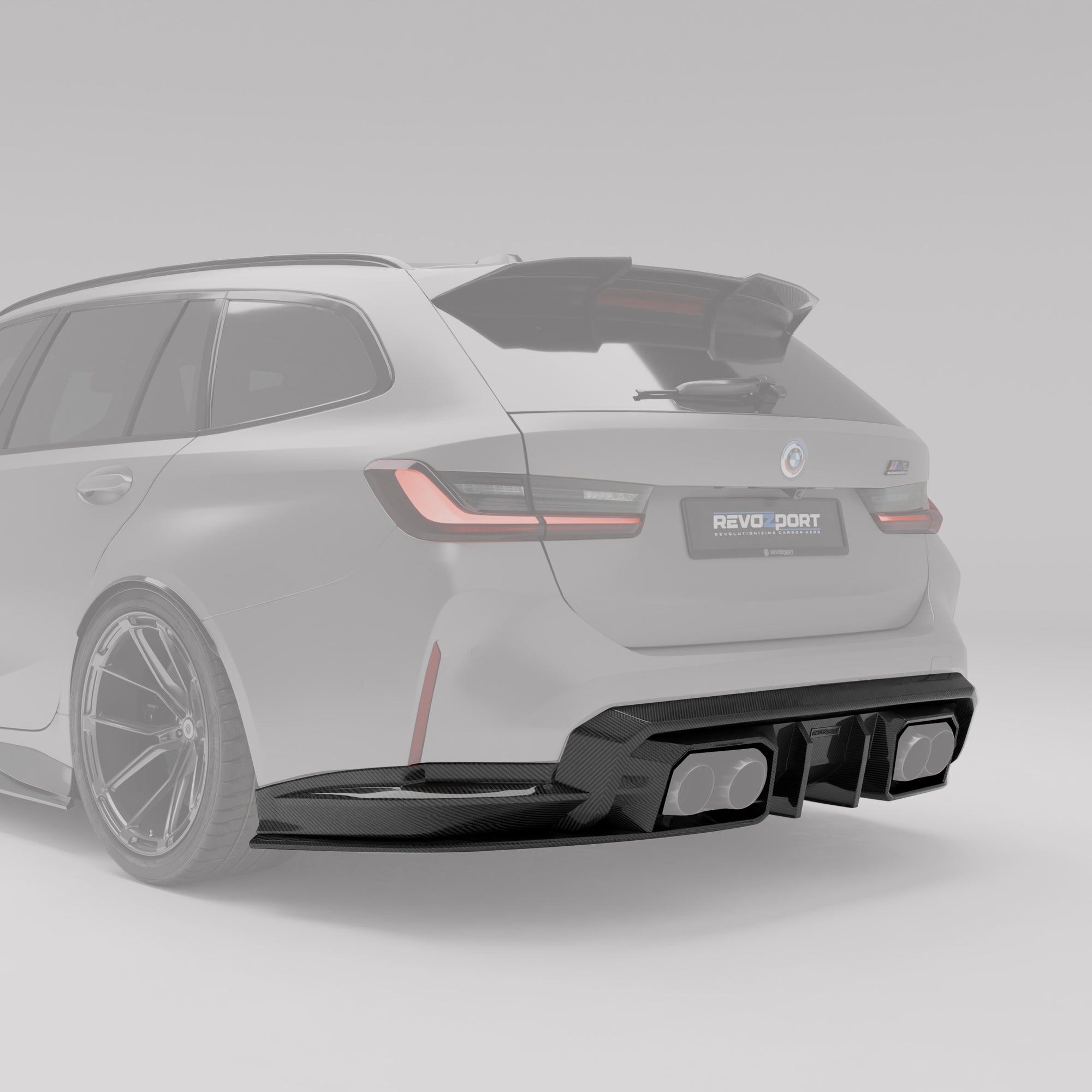 BMW M3 G81 碳纤维后扩散器