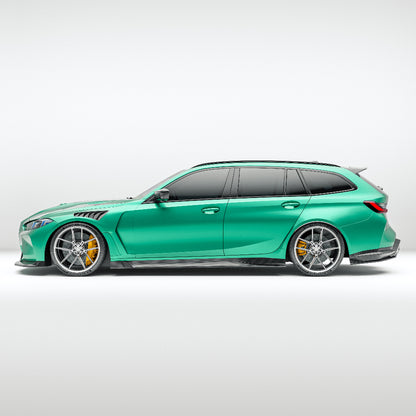 BMW M3 G81 Carbon Fiber Side Skirts - Revozport