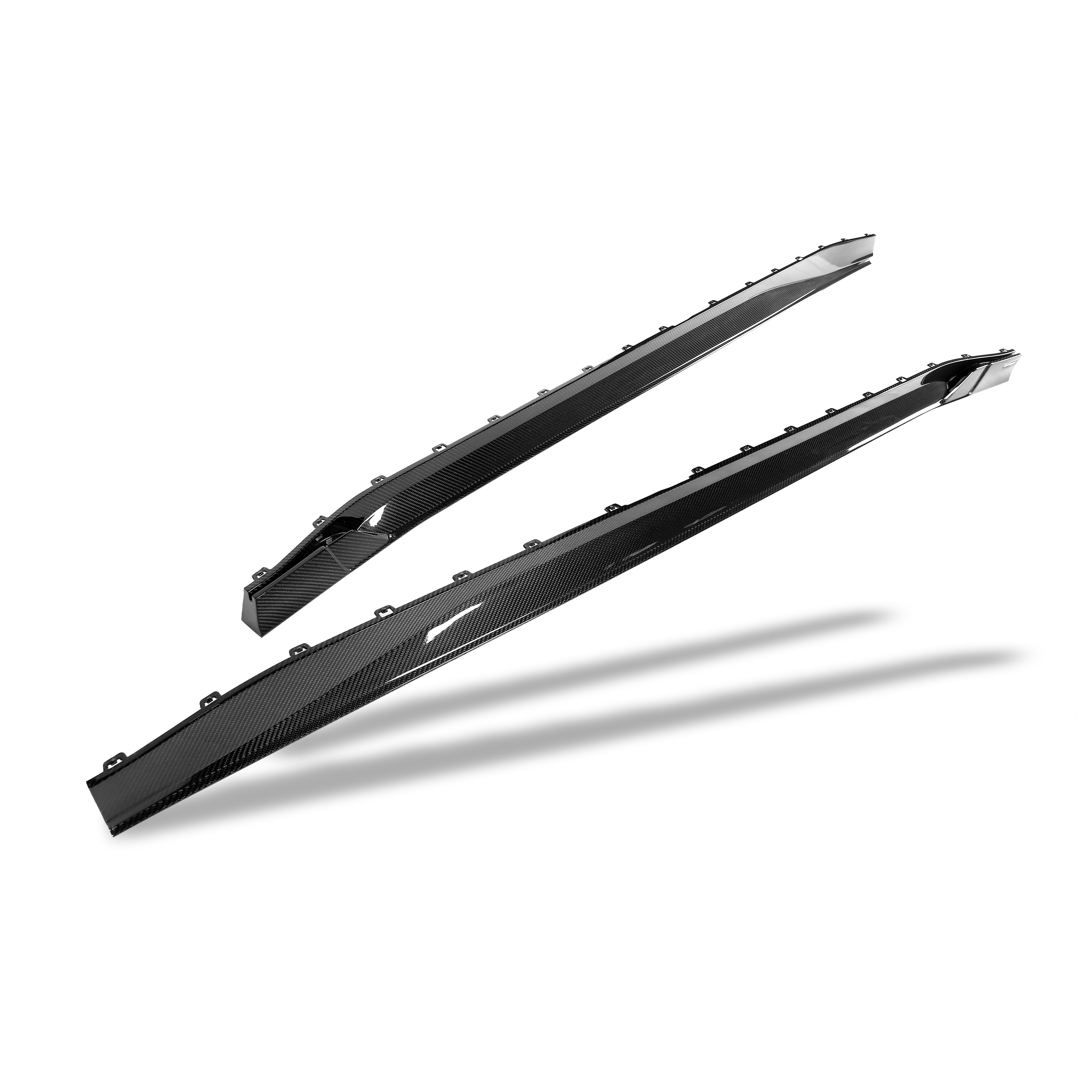 BMW M3 G80 Carbon Fiber Side Skirts - Revozport