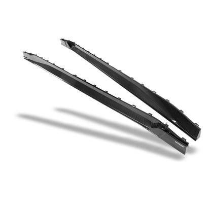 BMW M3 G80 Carbon Fiber Side Skirts - Revozport