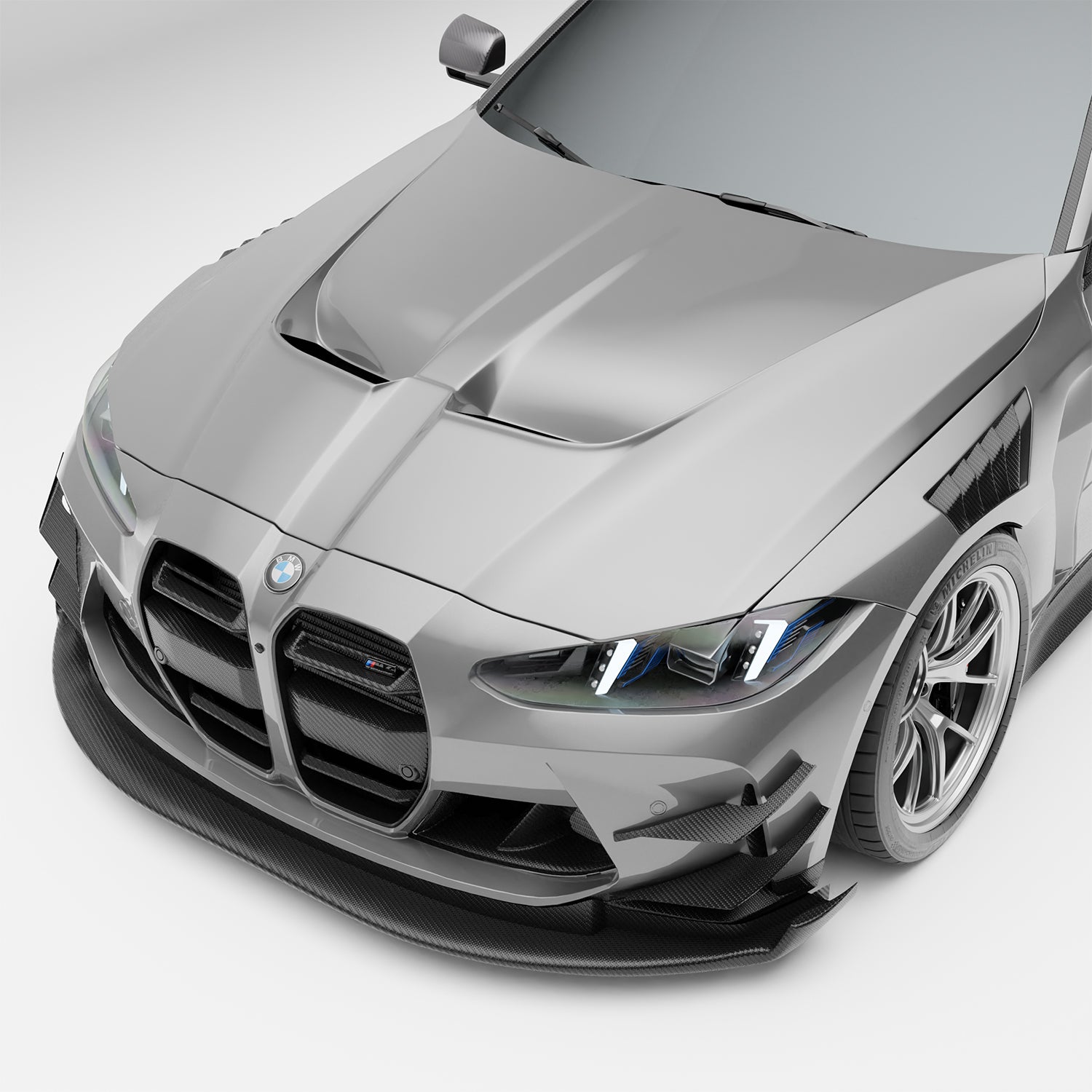 BMW M4 G82 碳纤维空气动力学发动机盖
