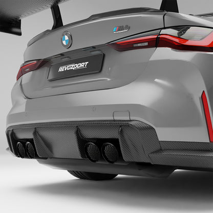 BMW M4 G82 Carbon Fiber OEM Replacement Diffuser - Revozport