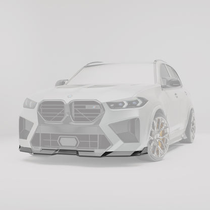 BMW X5M F95 LCI Carbon Fiber Front Lip - Revozport