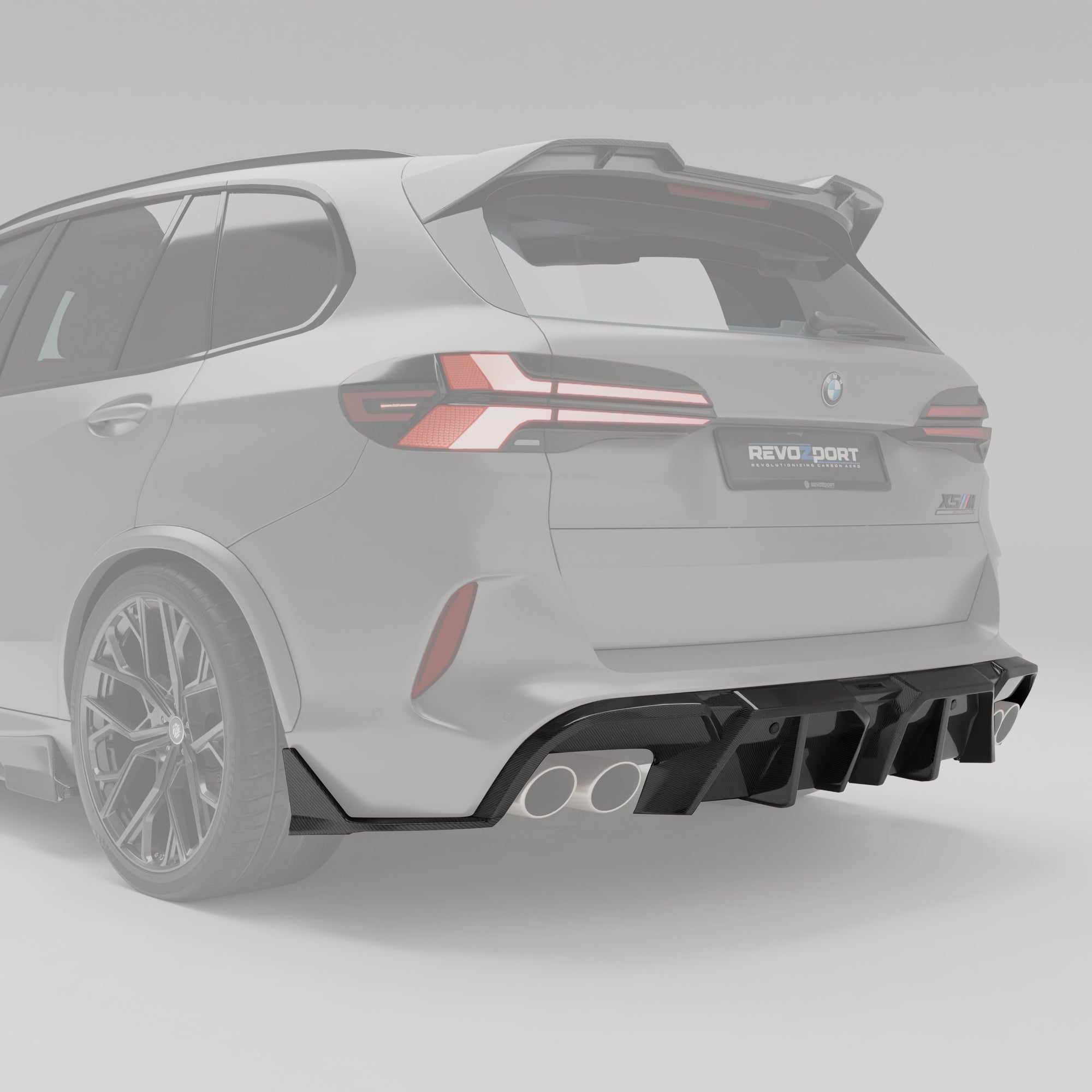 BMW X5M F95 LCI 碳纤维后唇