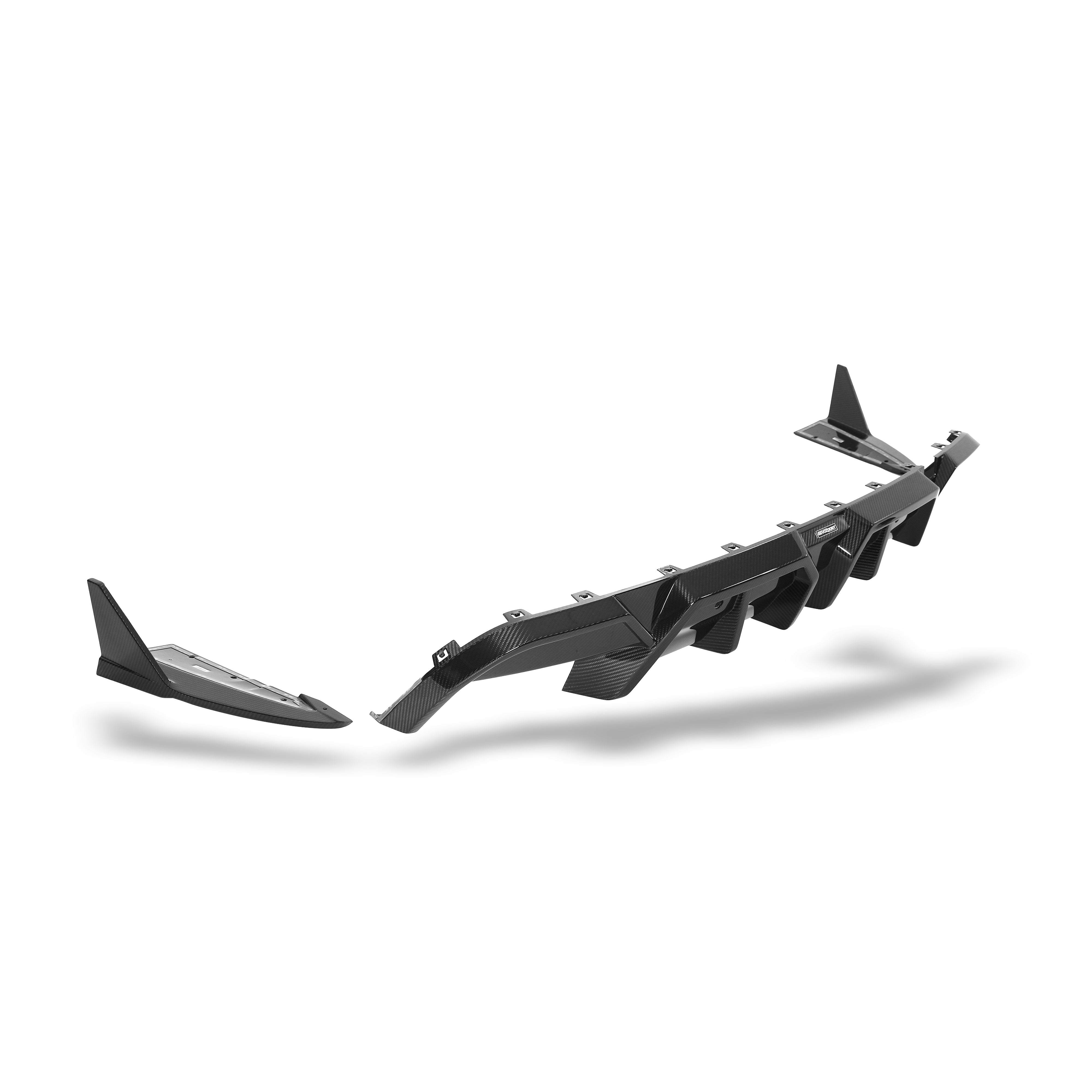 BMW X5M F95 LCI Carbon Fiber Rear Diffuser - Revozport