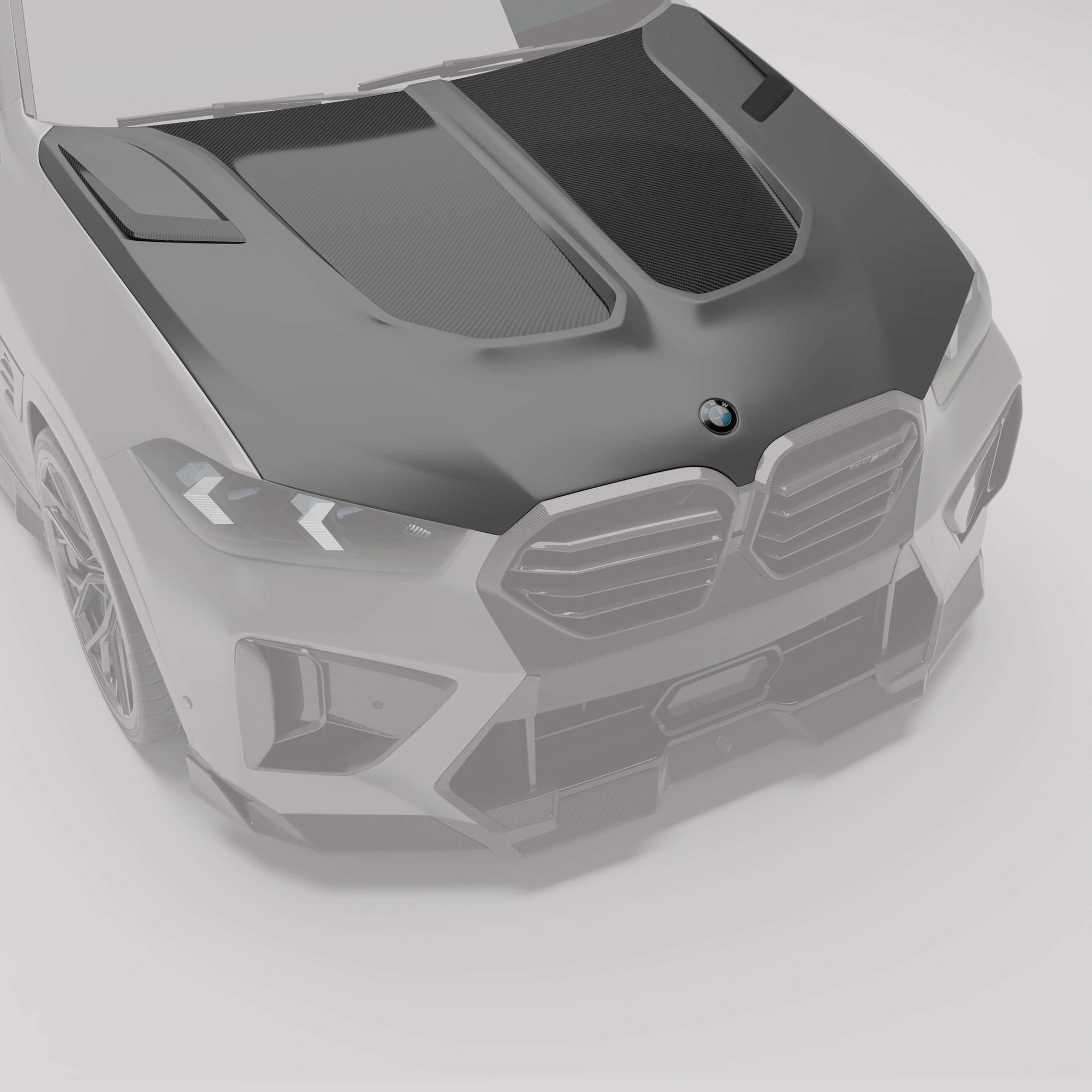 BMW X6M F96 LCI 碳纤维引擎盖