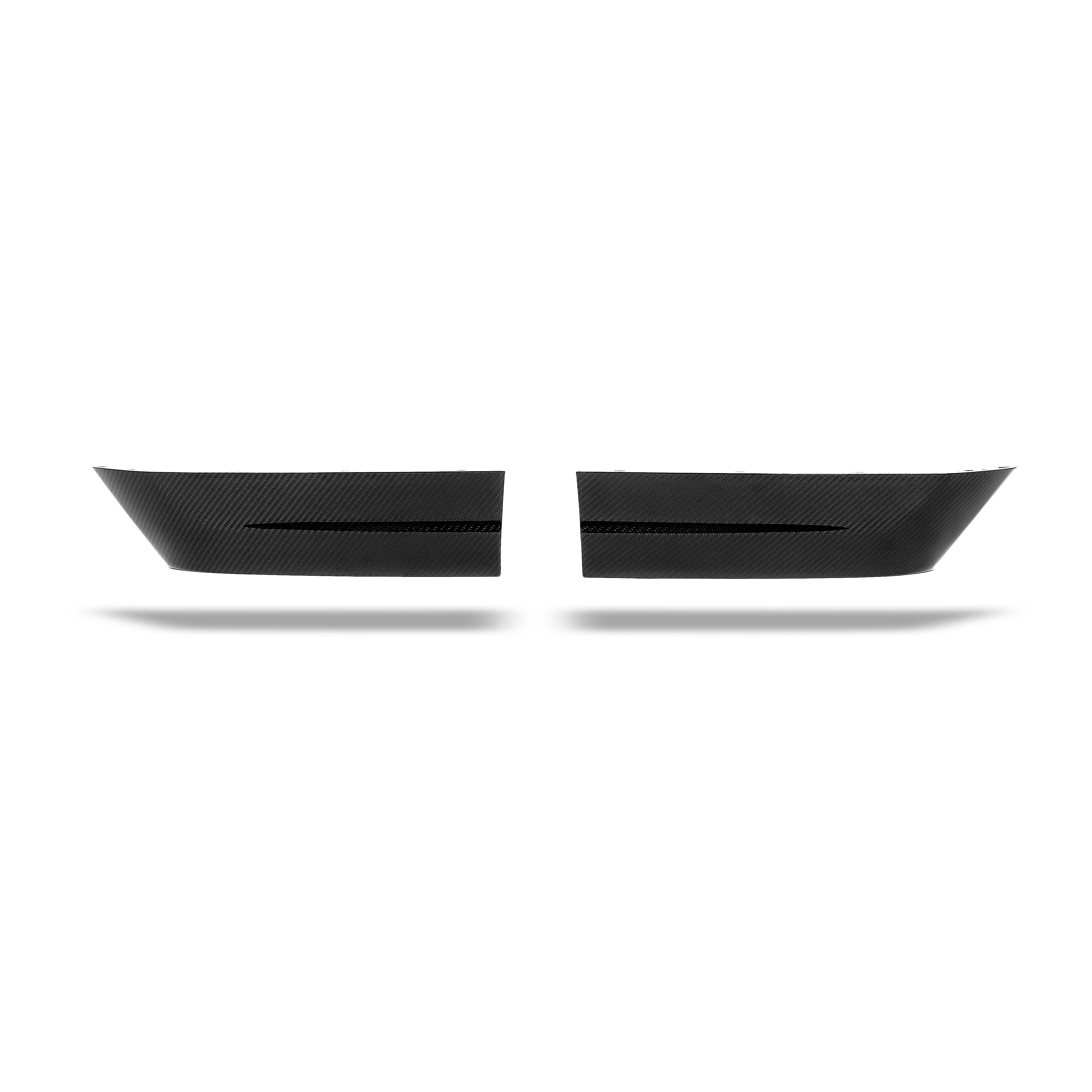 BMW X6M F96 LCI Carbon Fiber Rear Bumper Splitter - Revozport