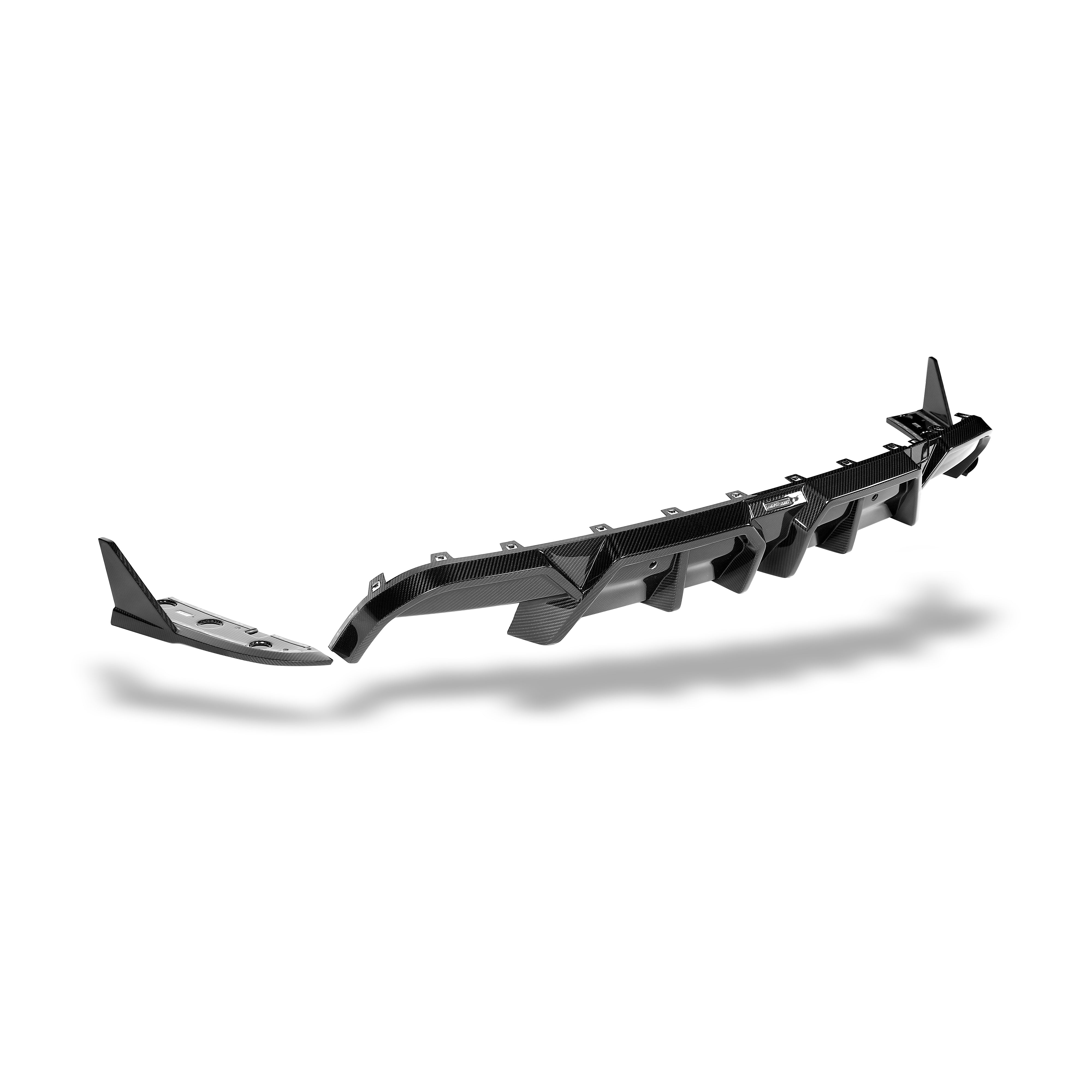 BMW X6M F96 LCI Carbon Fiber Rear Diffuser - Revozport