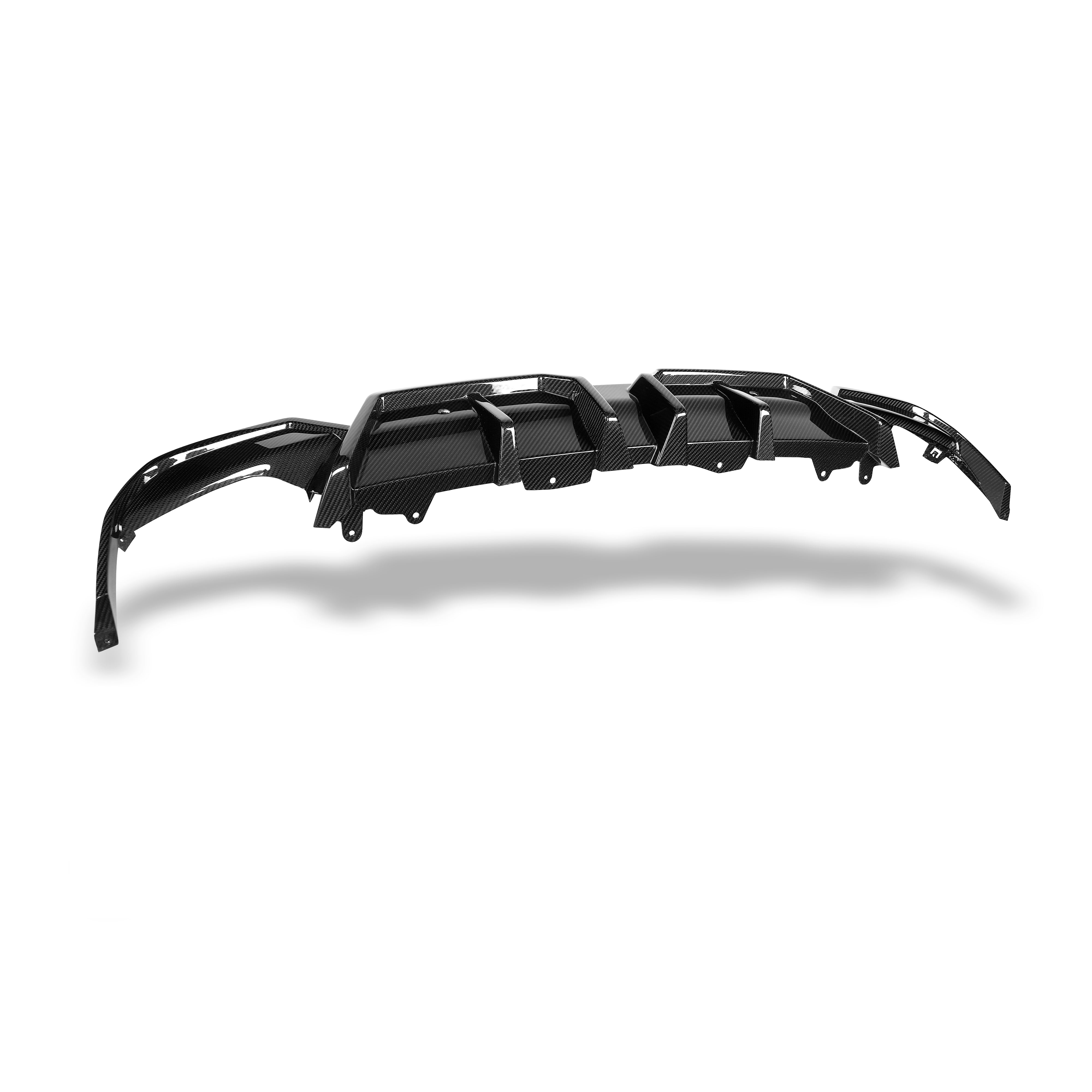 BMW X6M F96 LCI Carbon Fiber Rear Diffuser - Revozport