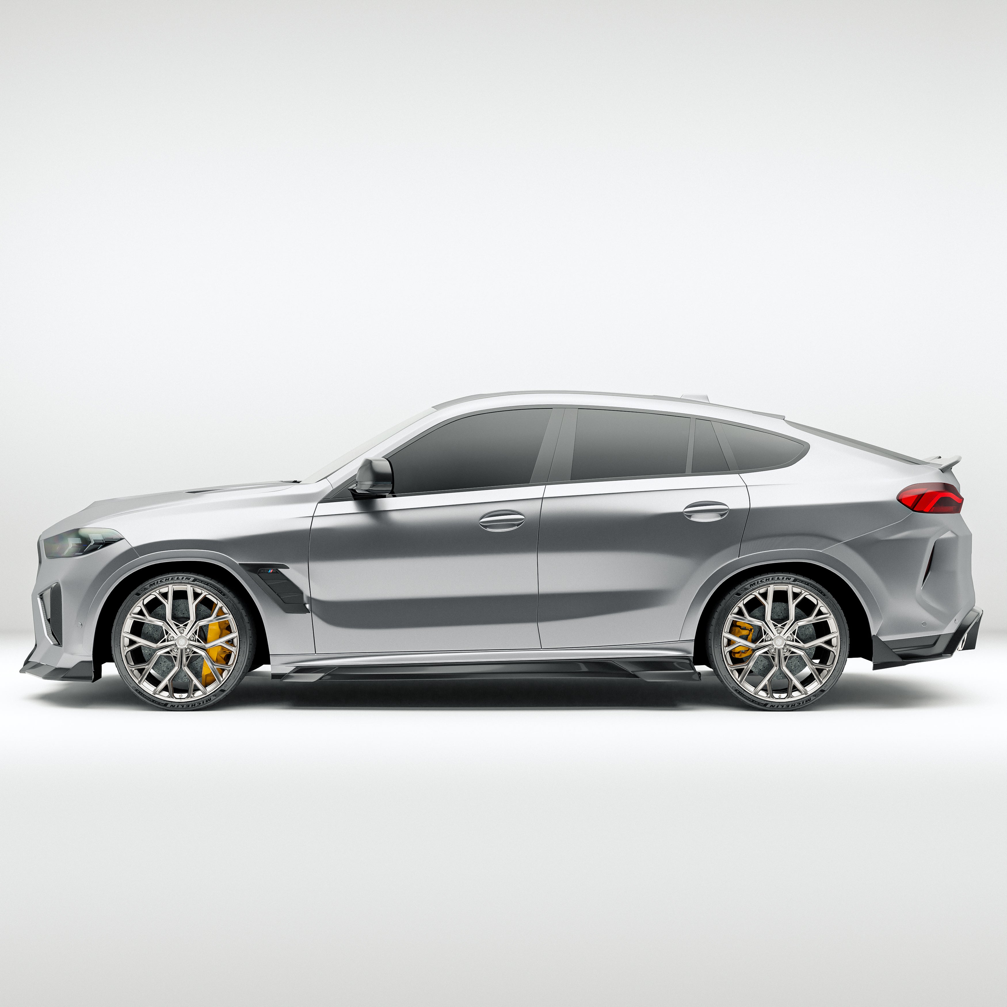 BMW X6M F96 LCI Carbon Fiber Side Vents - Revozport