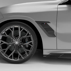 BMW X6M F96 LCI Carbon Fiber Side Vents - Revozport