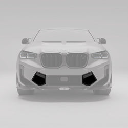 BMW X4M F98 LCI Carbon Fiber Front Bumper Vents