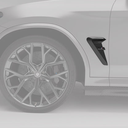 BMW X4M F98 LCI Carbon Fiber Side Fender Vents