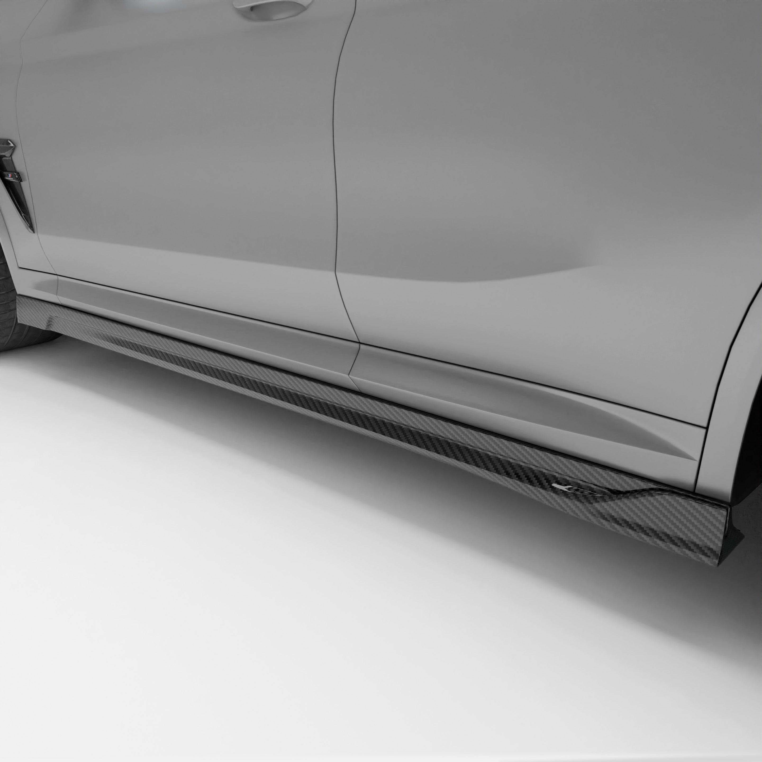 BMW X4M F98 LCI Carbon Fiber Side Skirts