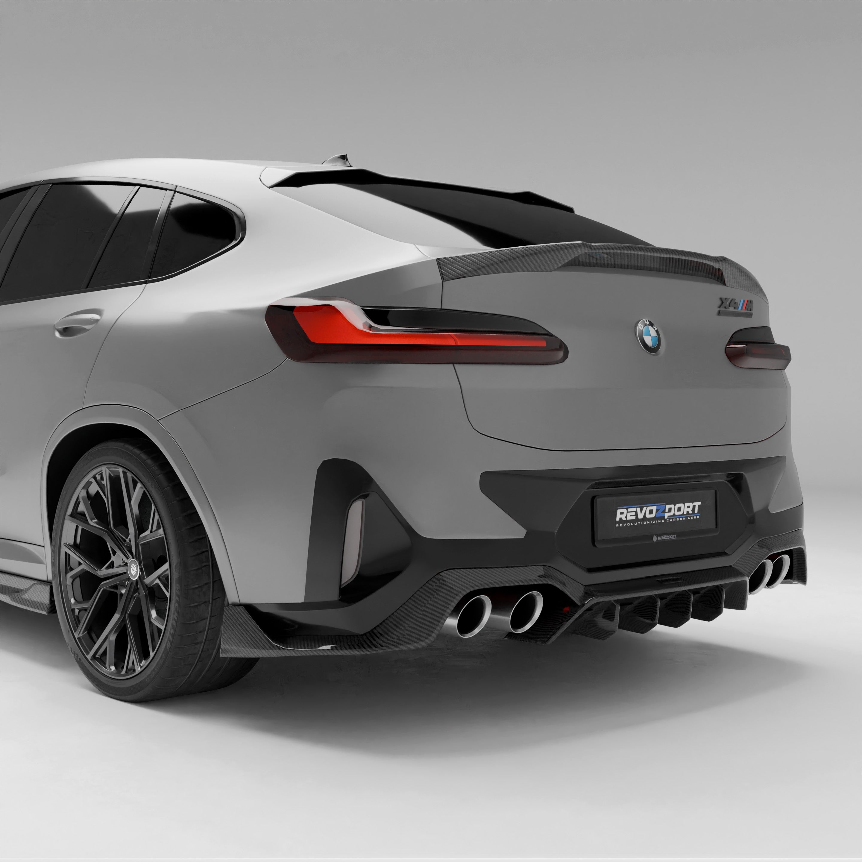 BMW X4M F98 LCI Carbon Fiber Rear Diffuser – Revozport