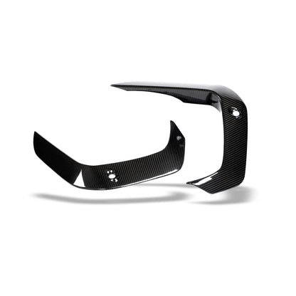 BMW X6M F96 PRE LCI Carbon Fiber Front Bumper Canards