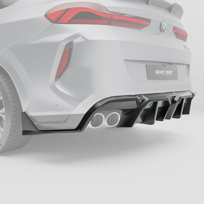 BMW X6M F96 PRE LCI Carbon Fiber Rear Diffuser