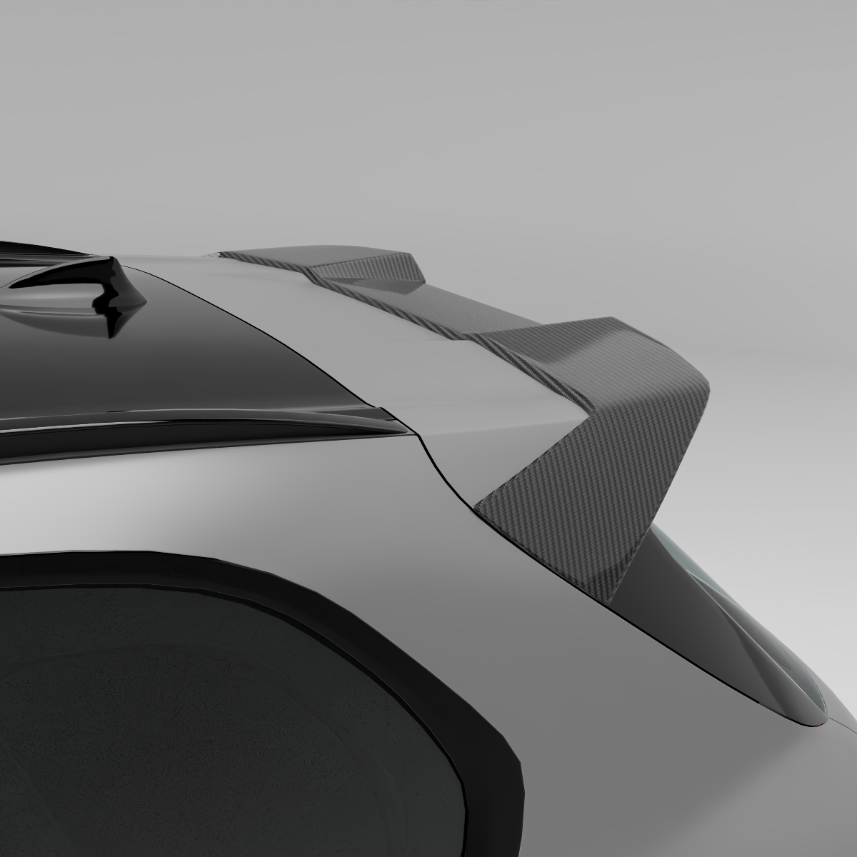 BMW X5M F95 PRE LCI Spoiler Carbon Fiber Renderings-Revozport