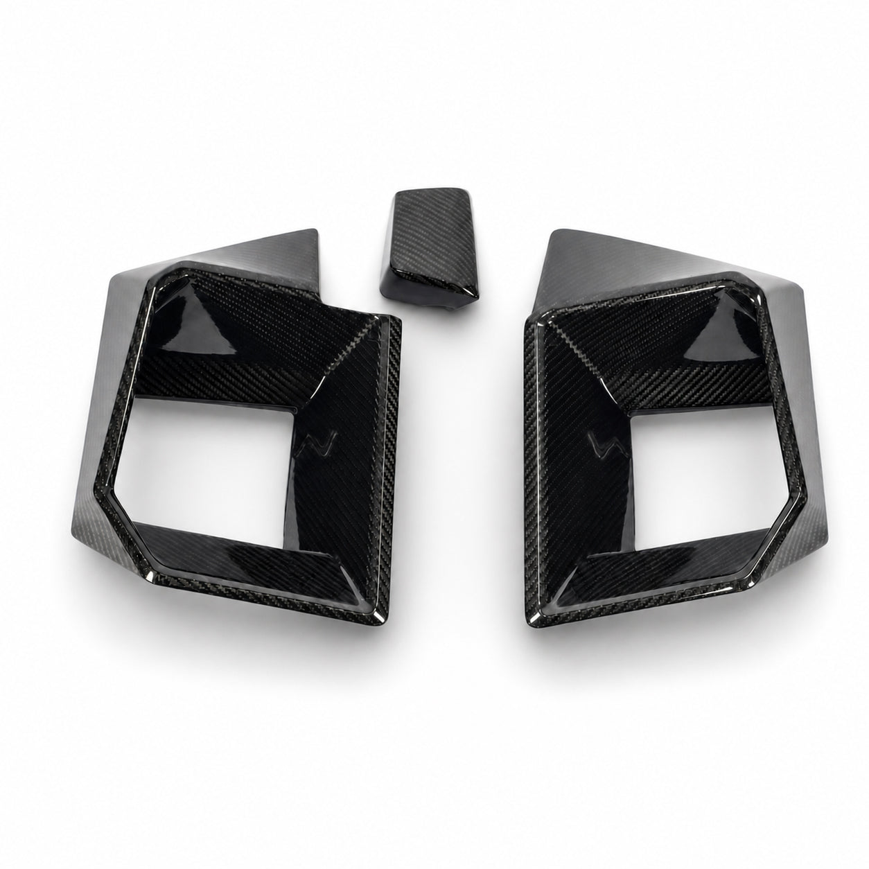 BMW XM G09 Carbon Fiber Front Bumper Vent Trims