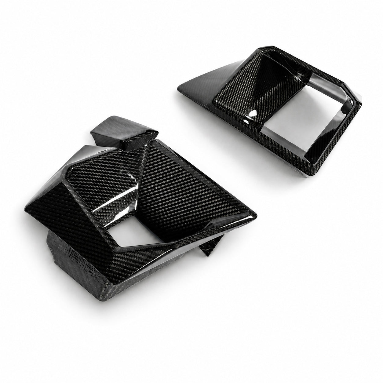 BMW XM G09 Carbon Fiber Front Bumper Vent Trims