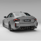 配备不锈钢排气尾管的-bmw-m2-后视图