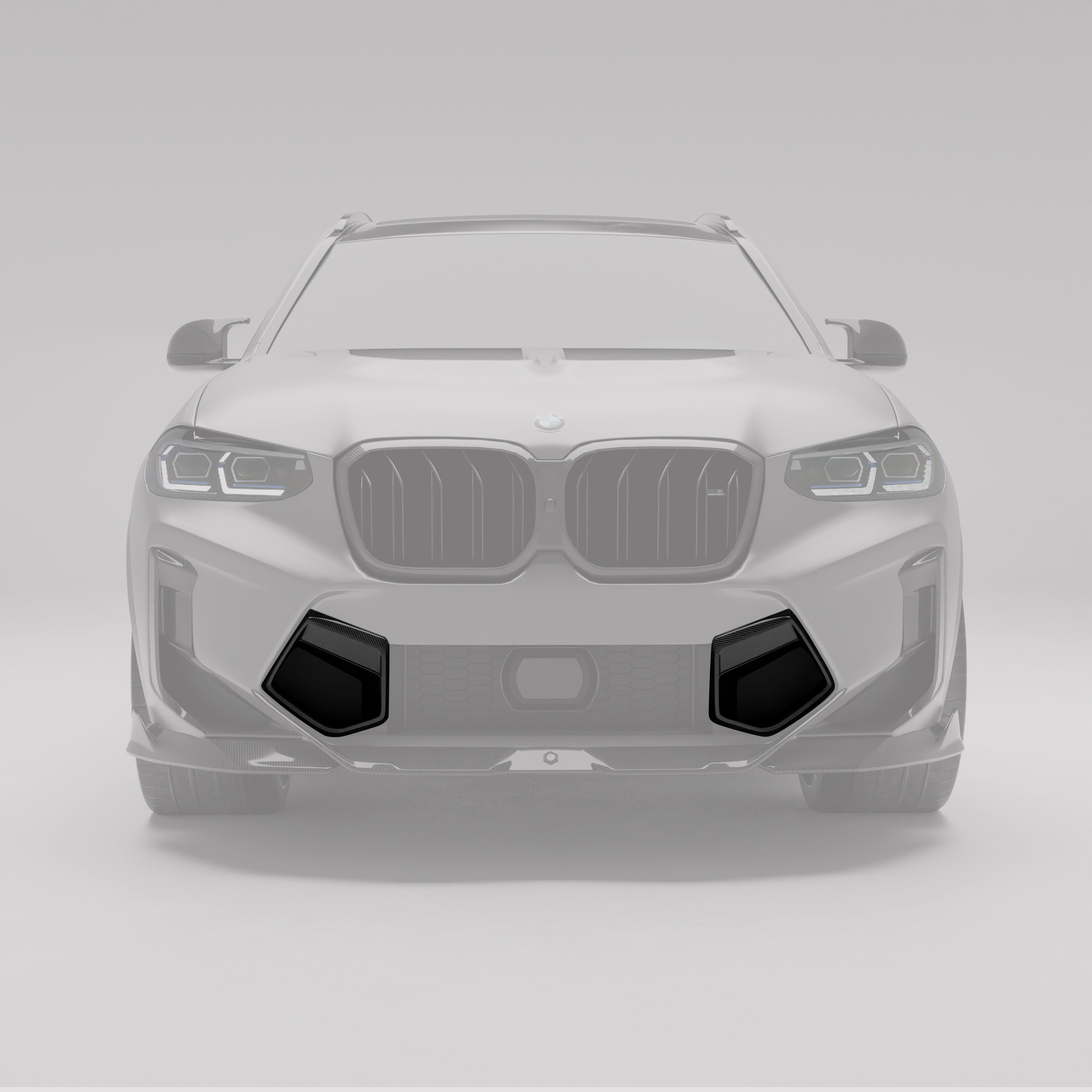 front-rendering-of-the-bmw-x3m-f97-lci-carbon-fiber-front-air-intake-trim-piece