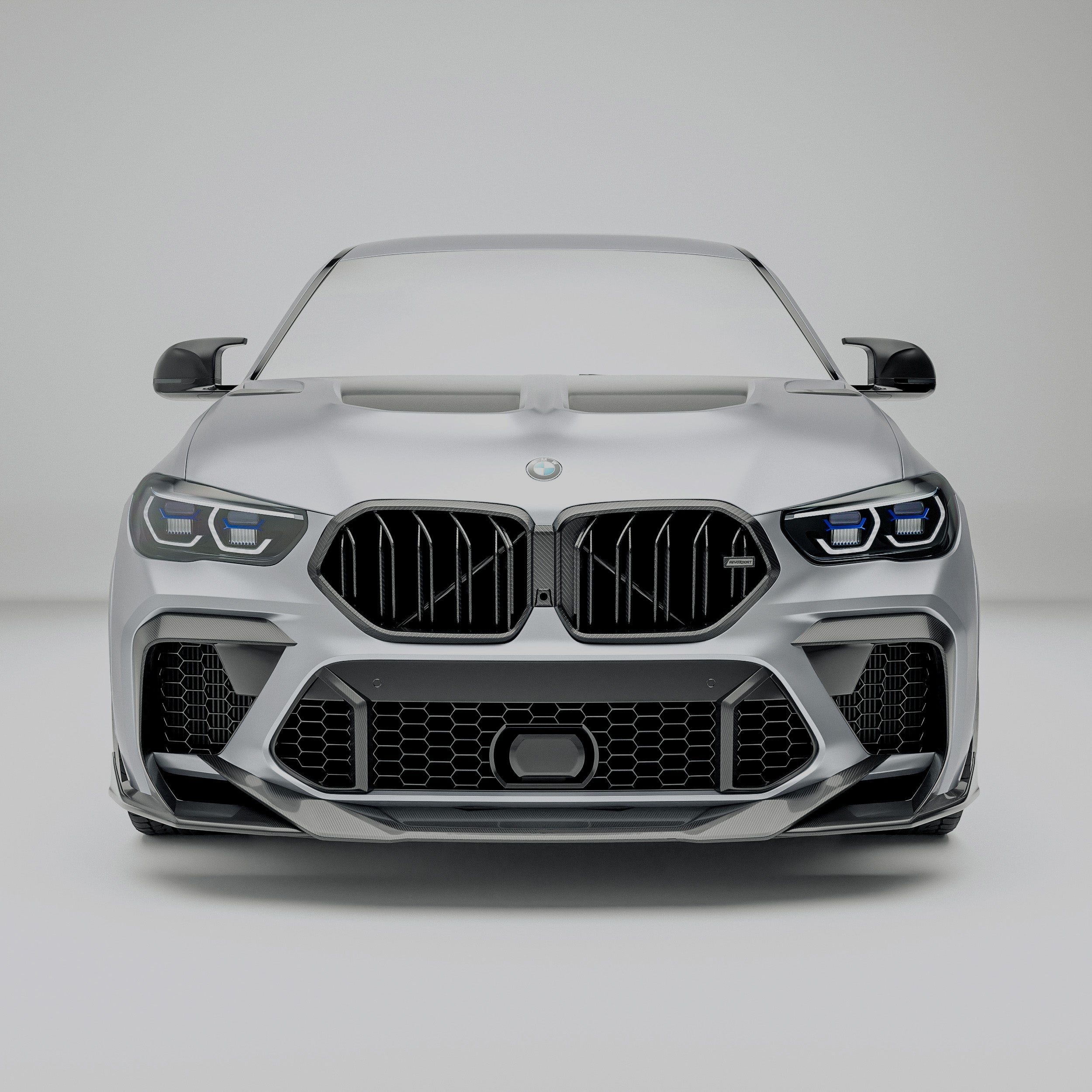 BMW X6M F96 PRE LCI Carbon Fiber Air Intake Trim