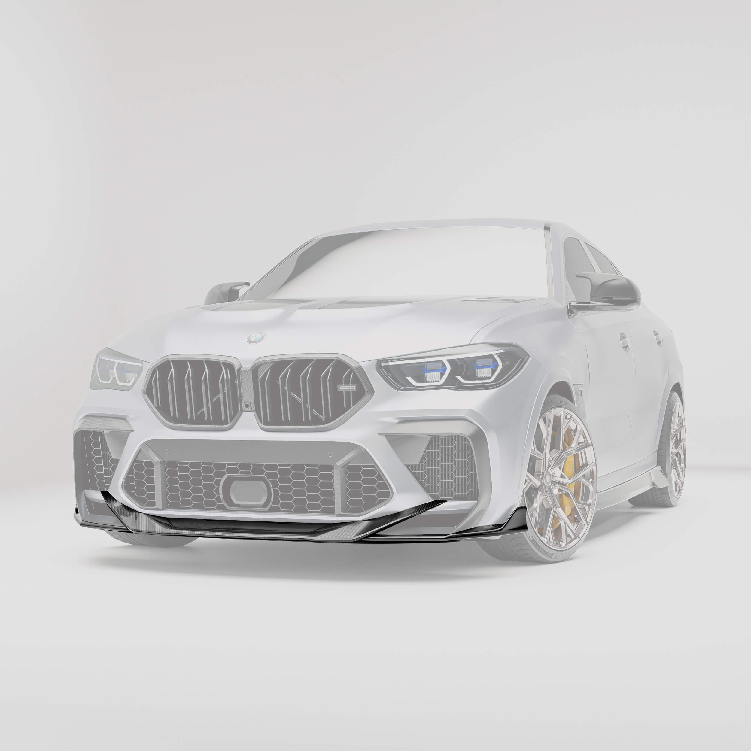 BMW X6M F96 PRE LCI Carbon Fiber Front Lip