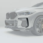 bmw-x6-g06-lci前碳纤维前风刀