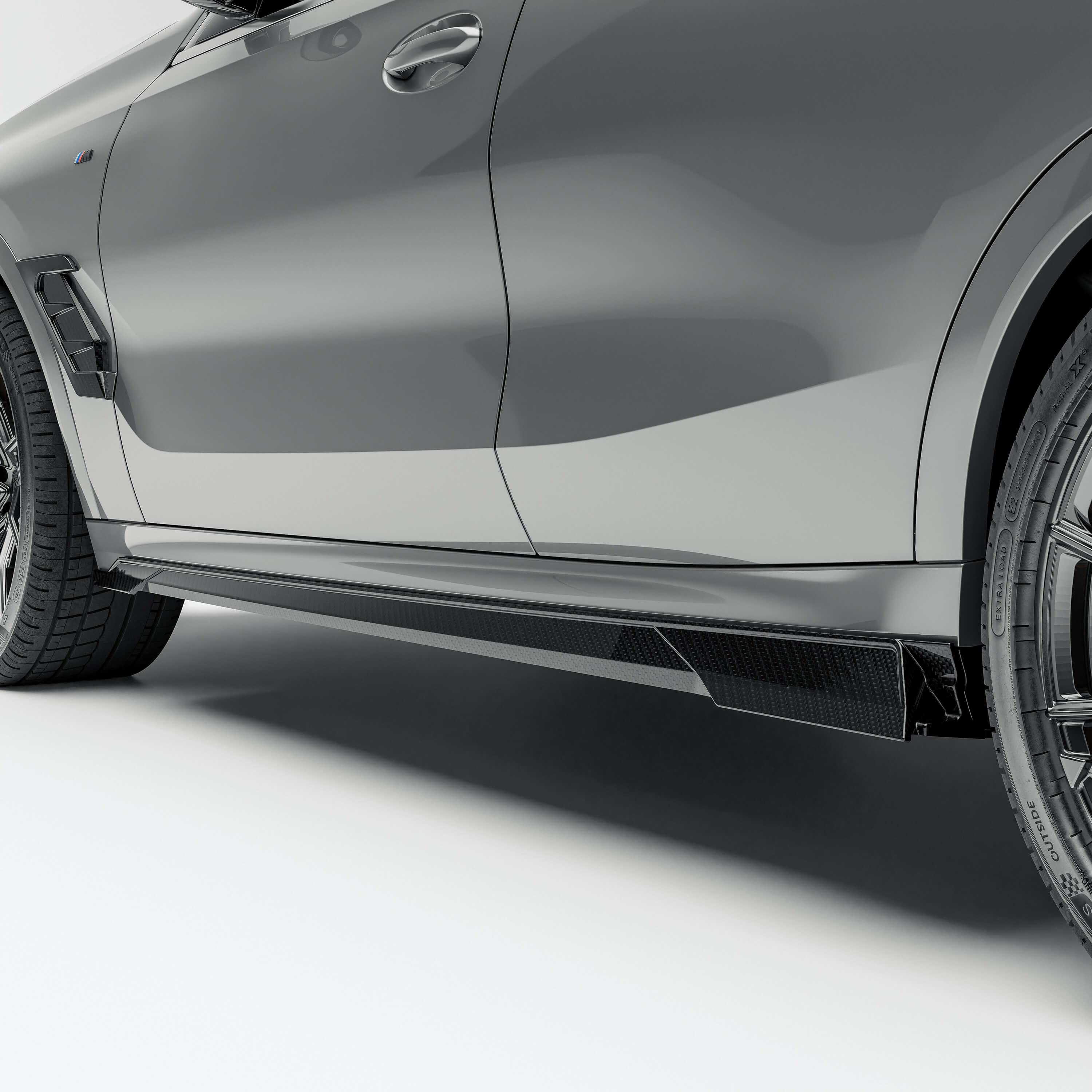 bmw-x6-g06-lci前碳纤维侧裙