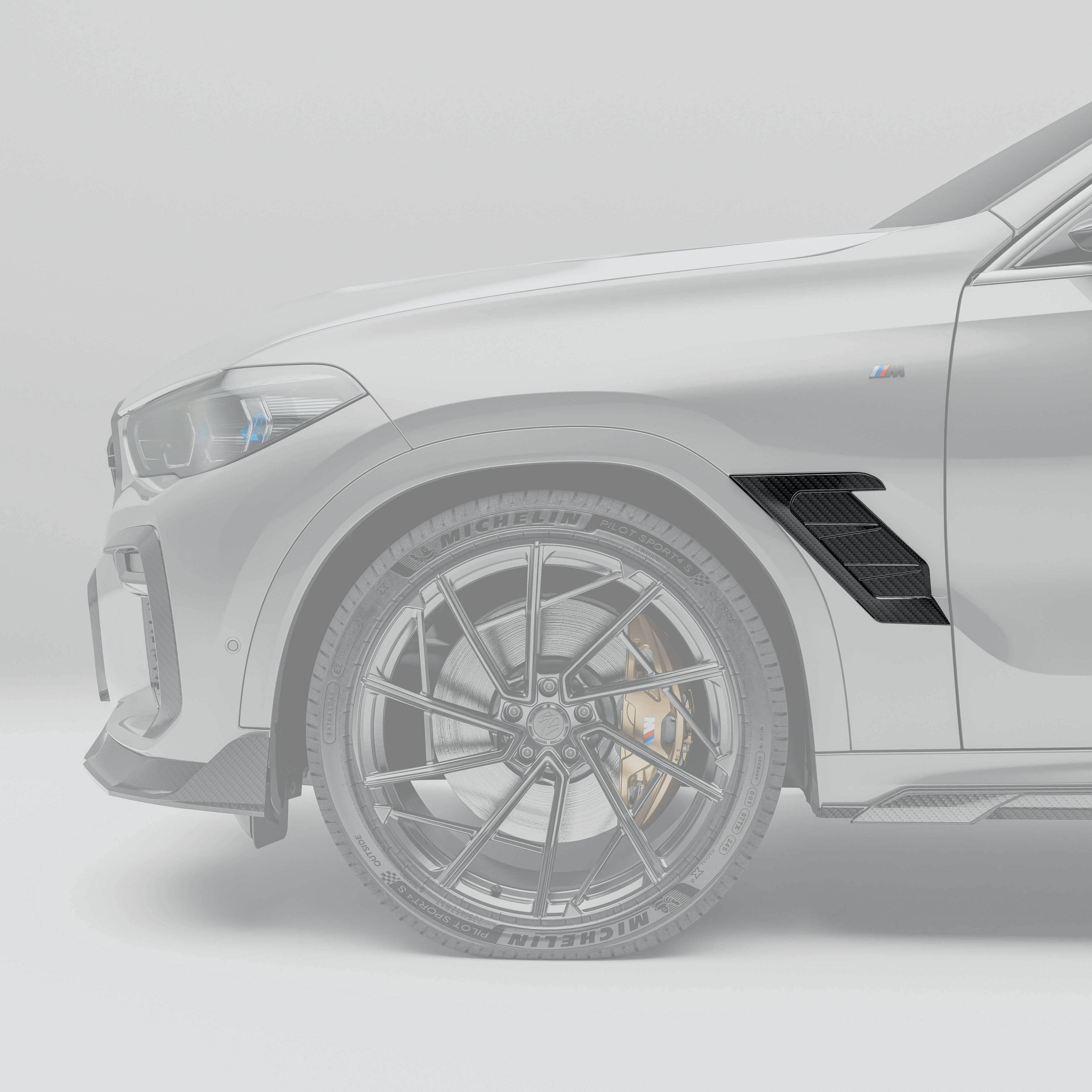 bmw-x6-g06-lci前碳纤维侧叶子板通风口
