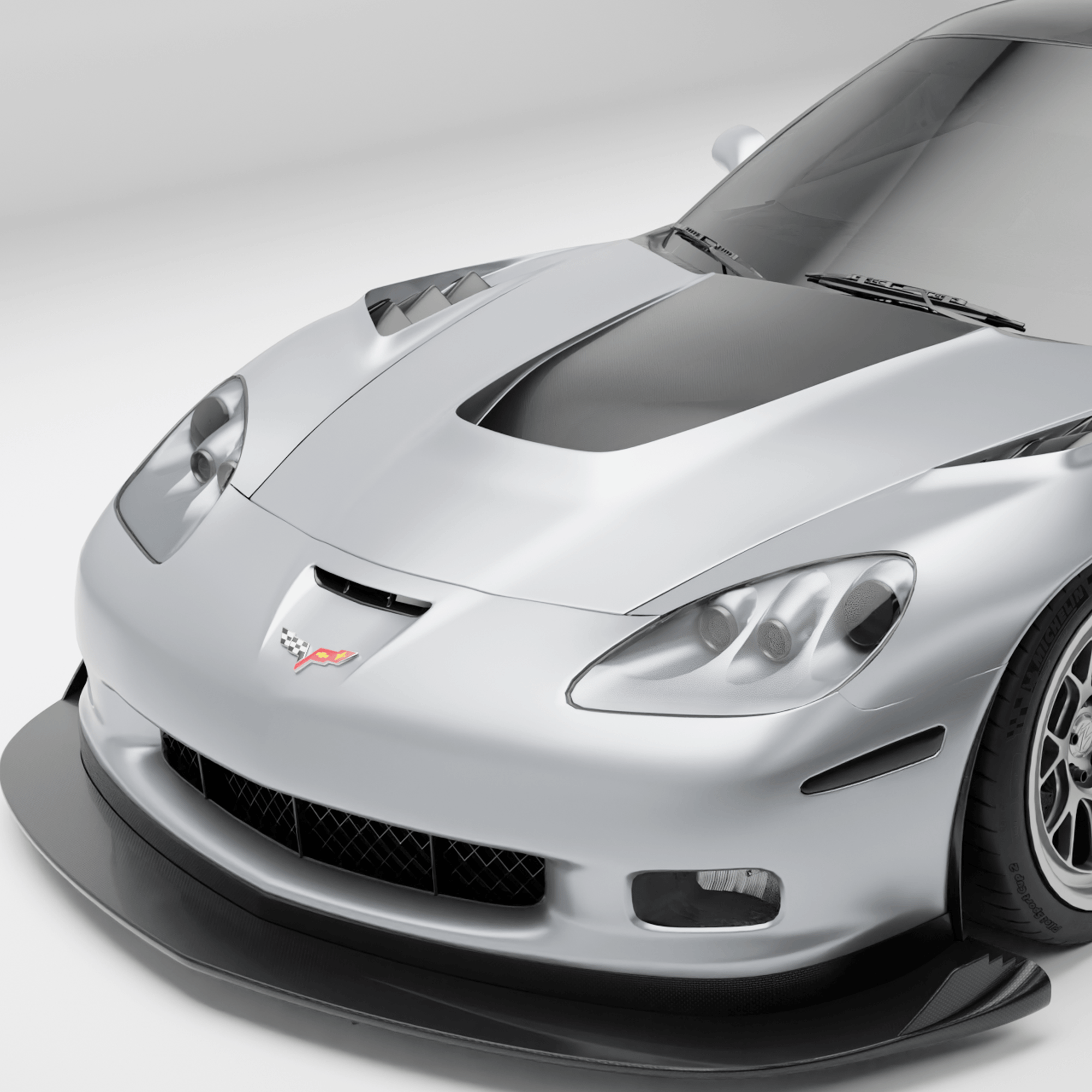 Corvette C6 Carbon Fiber Hood
