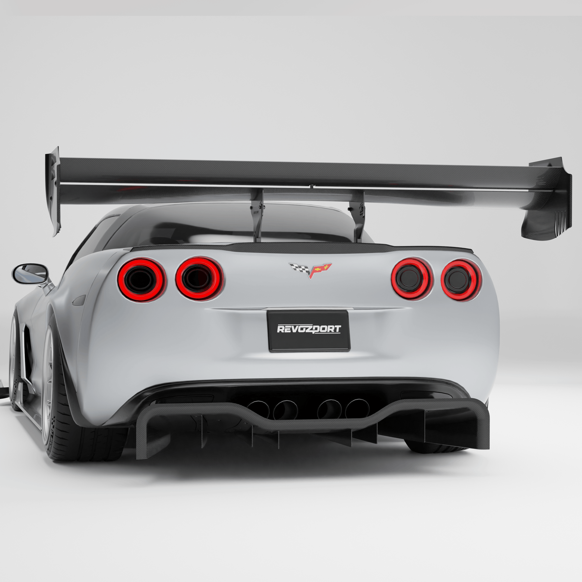 Corvette C6 Carbon Fiber Rear Spoiler