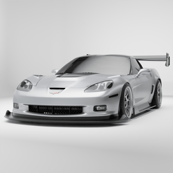 Corvette C6 Carbon Fiber Splitter & Air Dam