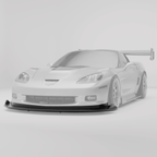 corvette-c6-carbon-fiber-splitter-&-air-dam