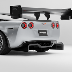 Corvette C6 碳纤维后扩散器