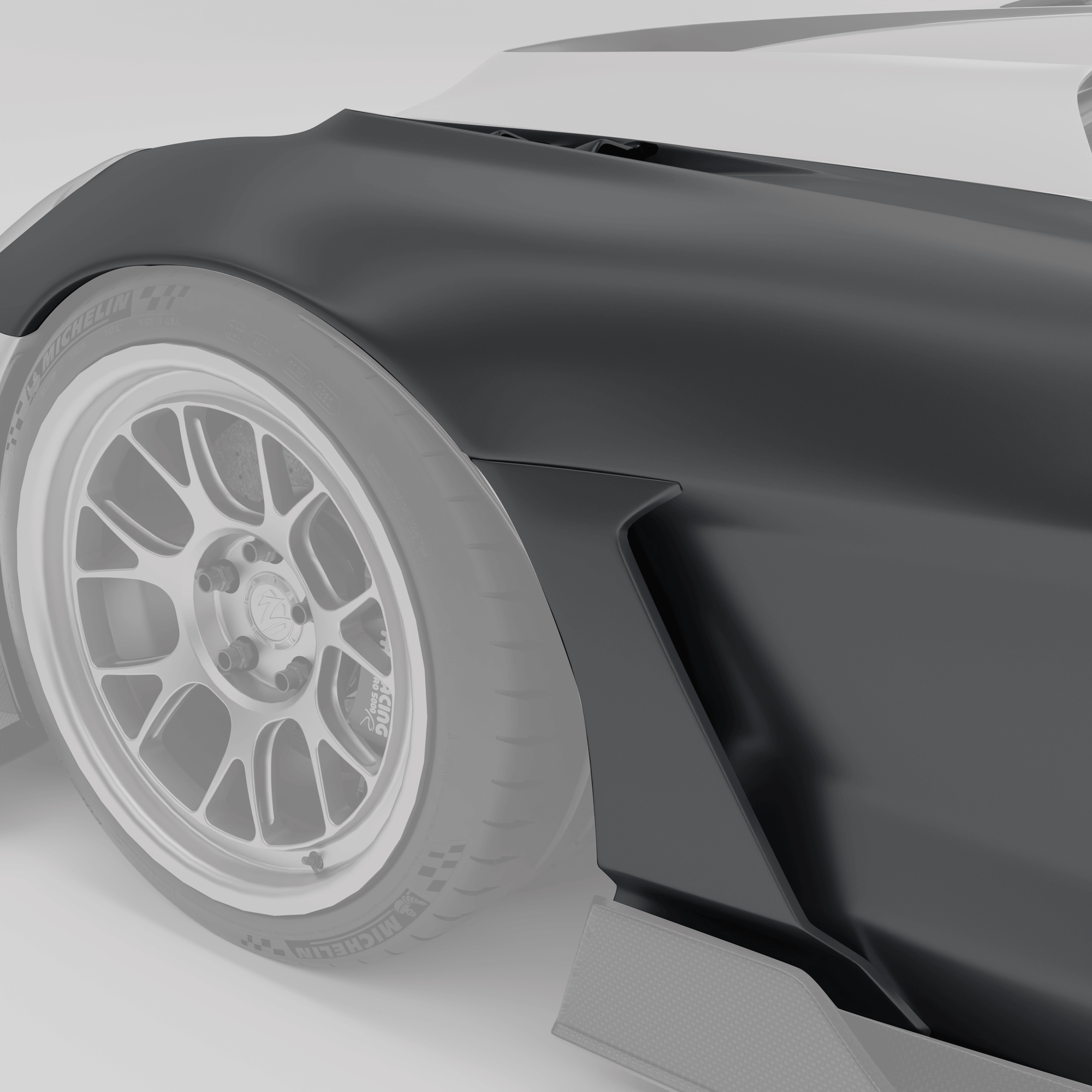 Corvette C6 Carbon Fiber Side Fenders