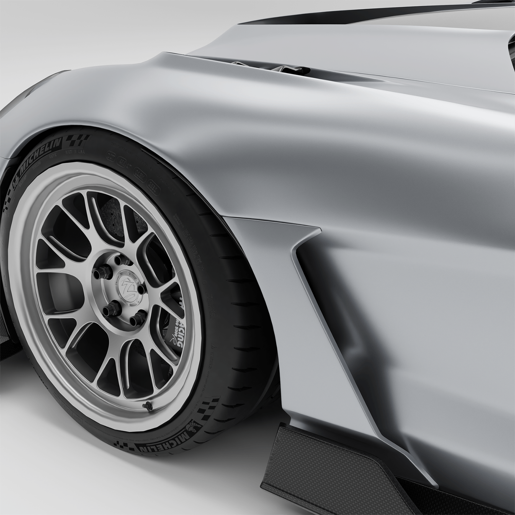 Corvette C6 Carbon Fiber Side Fenders