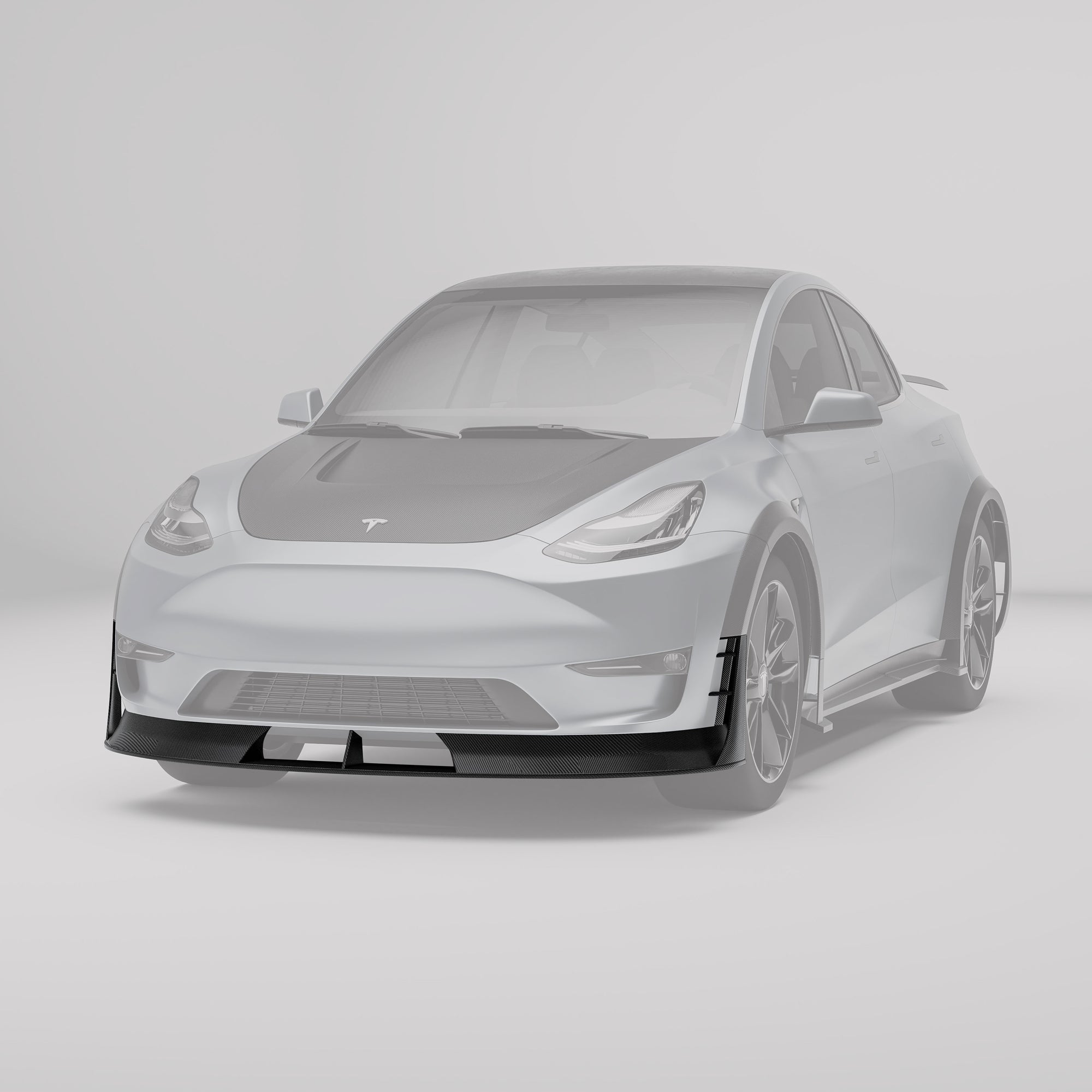 Tesla Model Y 2021-2024 Carbon Fiber Front Lip