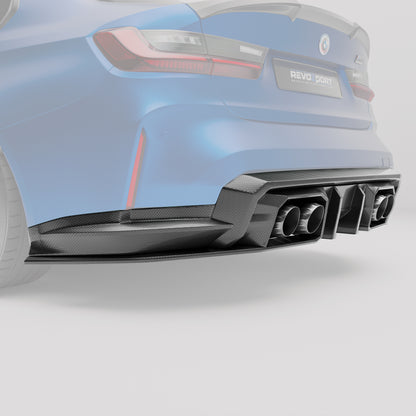 BMW M3 G80 碳纤维后唇
