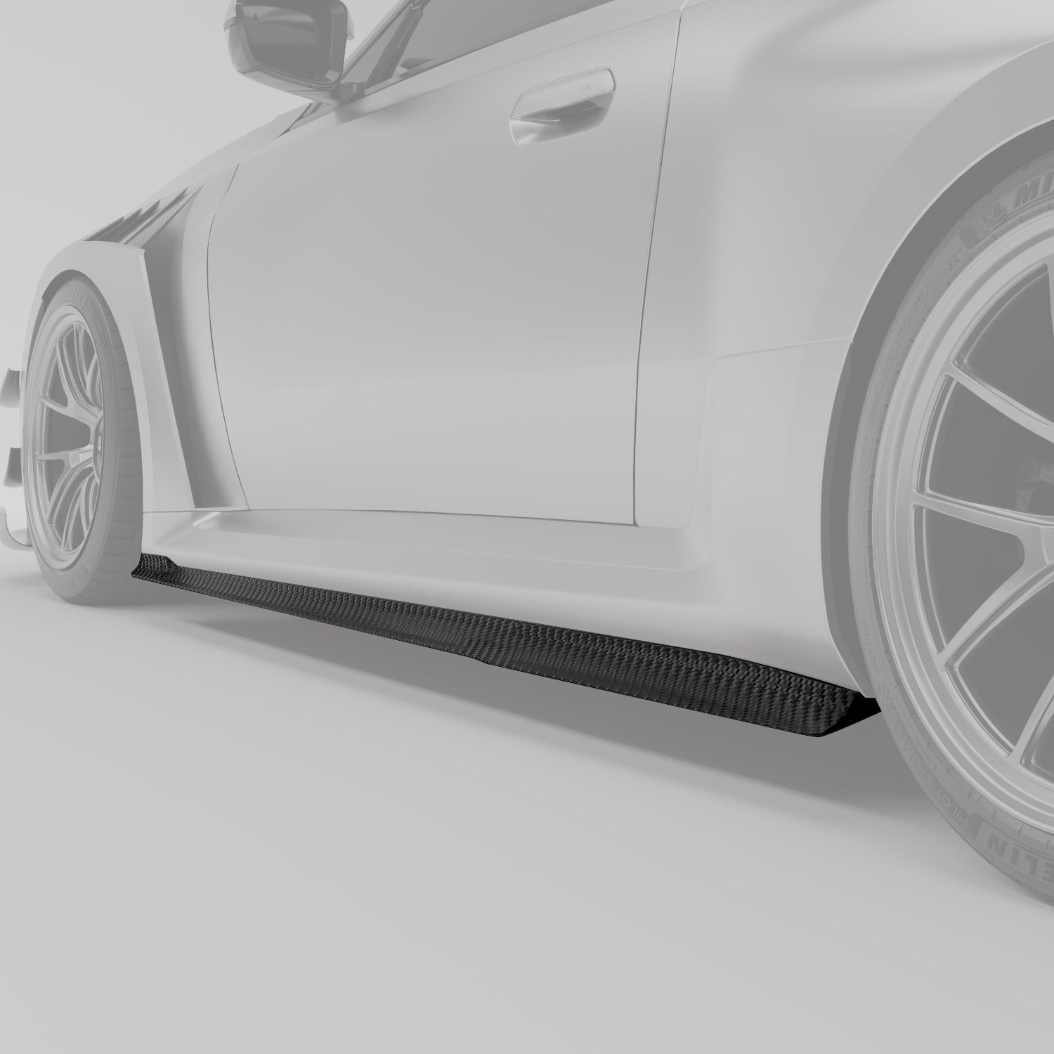 BMW M2 G87 Carbon Fiber Aero Side Skirts