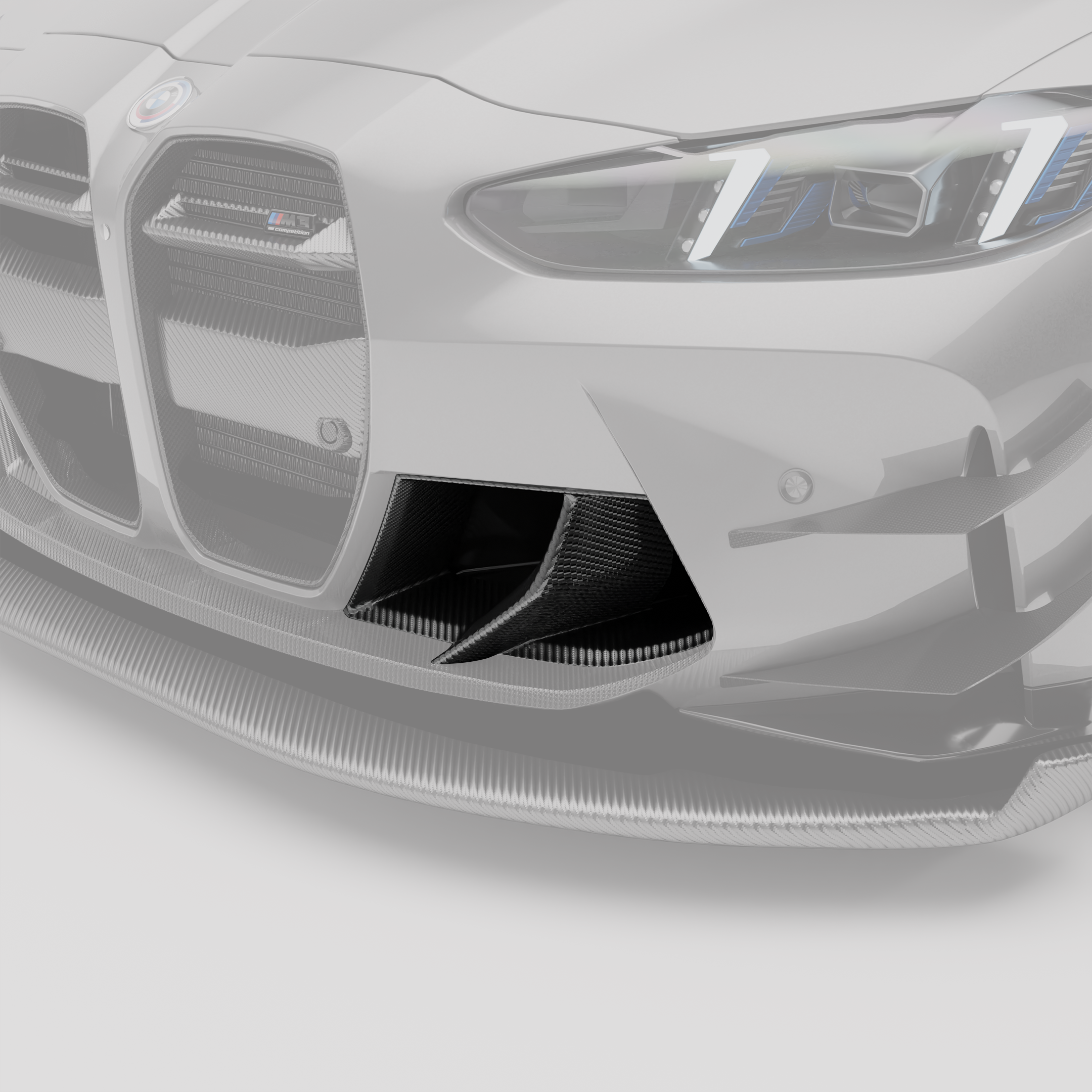 BMW M3 G80 Carbon Fiber Front Bumper Inlets