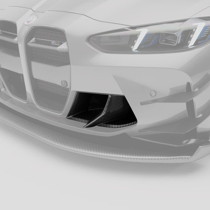 BMW M3 G80 Carbon Fiber Front Bumper Inlets