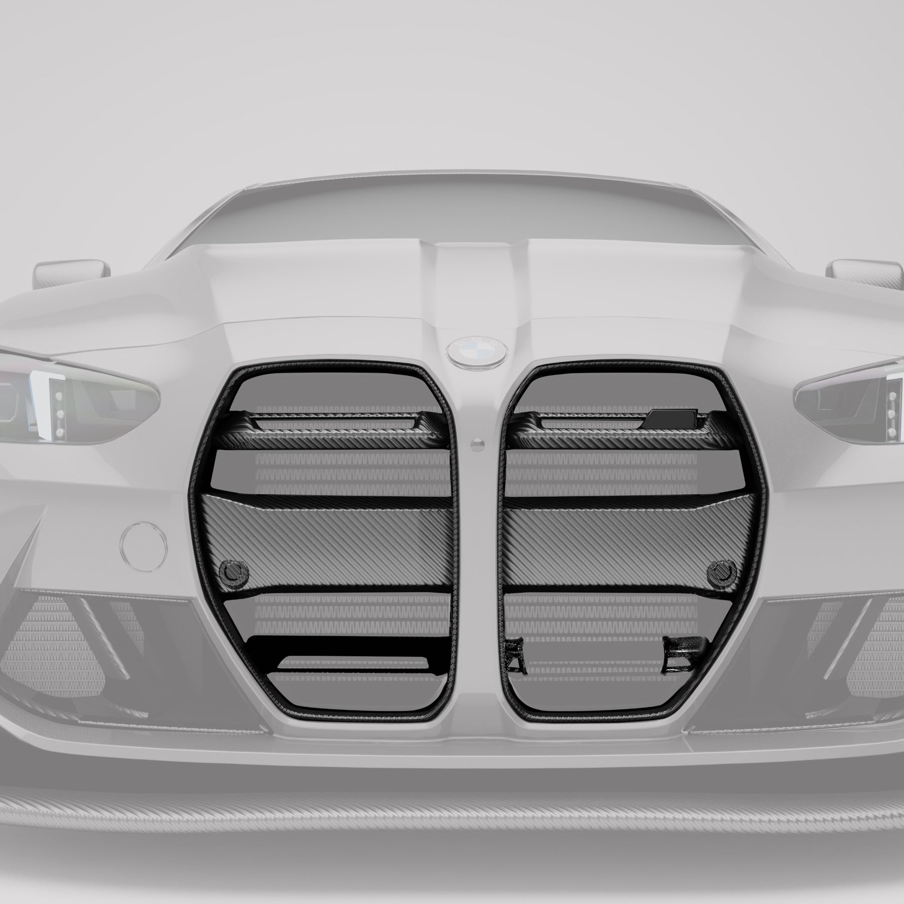 BMW M4 G82 Carbon Fiber Aero Front Grill (with ACC)