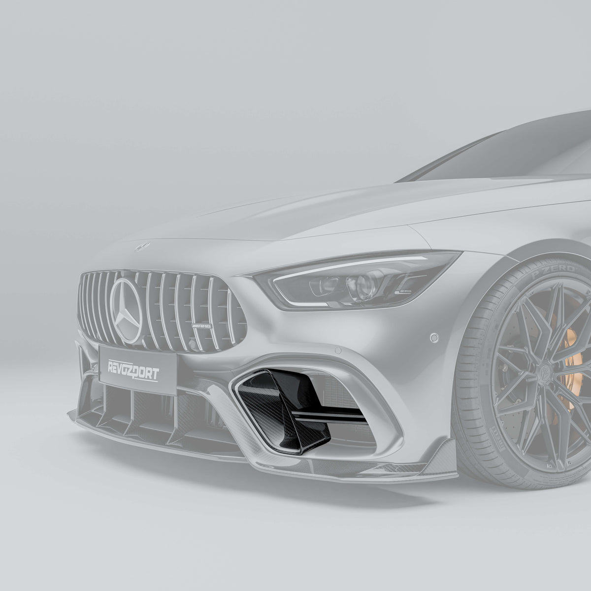 Mercedes-AMG GT 63 S X290 Carbon Fiber Front Bumper Vents