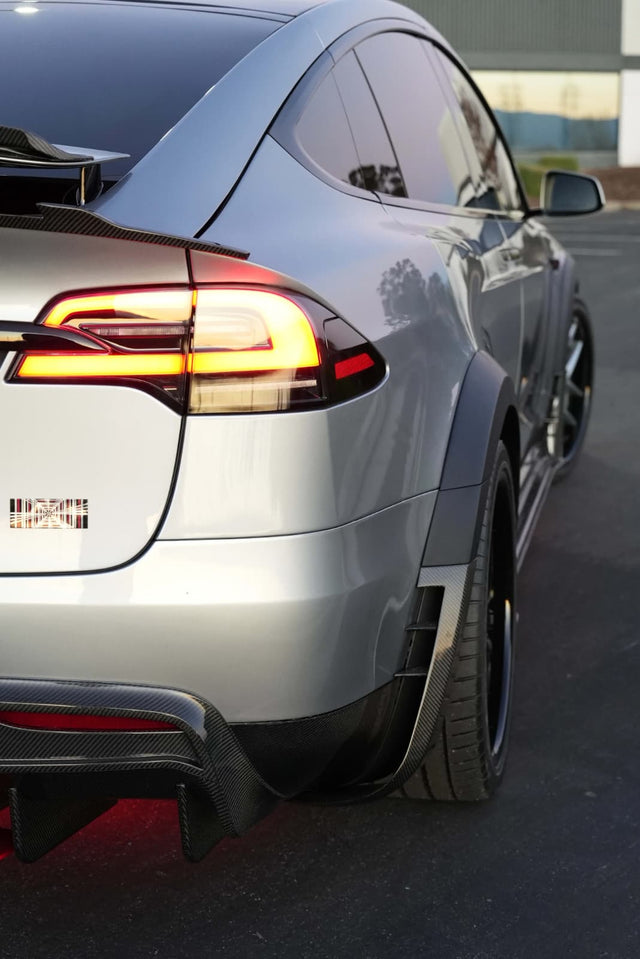 US Tesla Model X — Grey Full Aero Build
