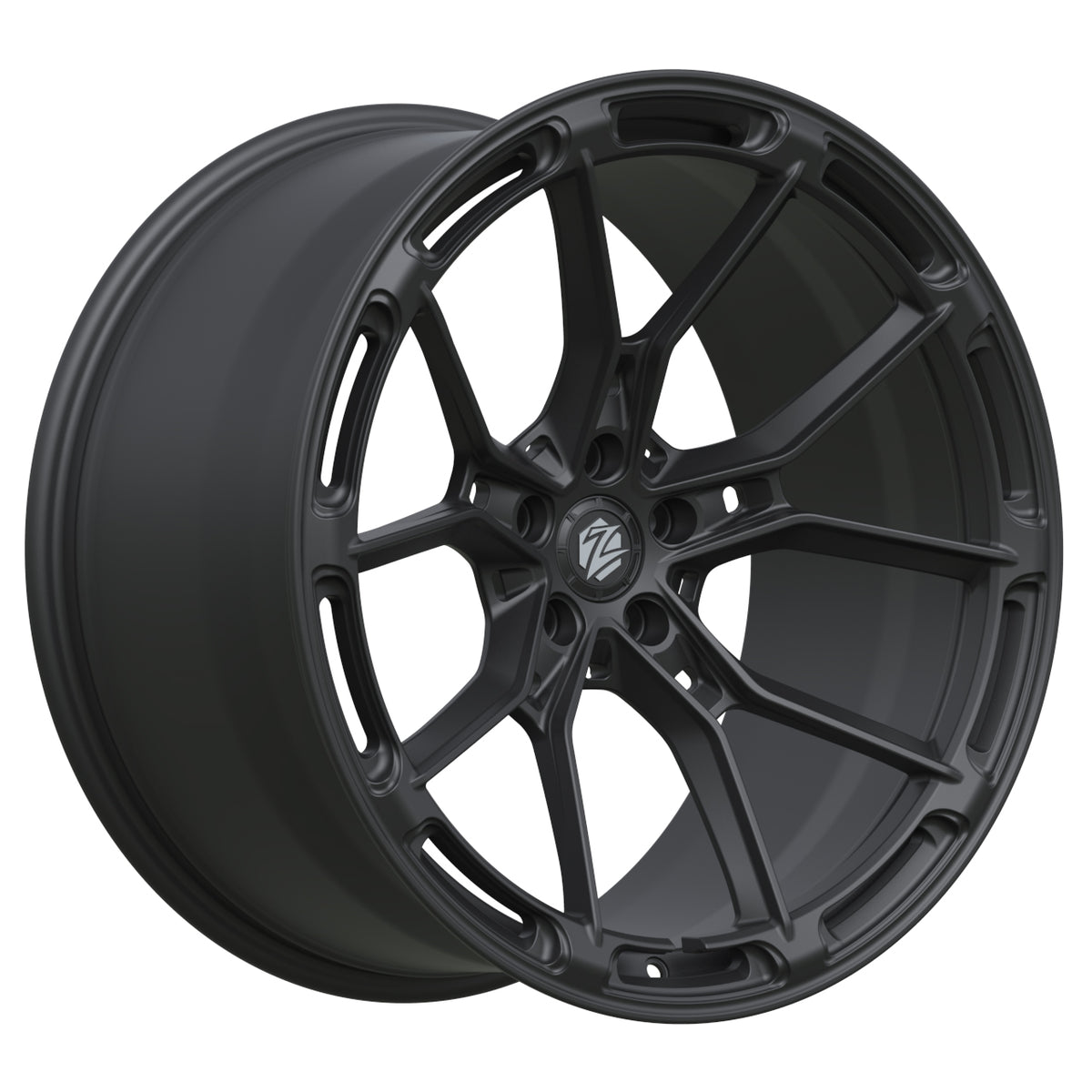 revozport-w103-轮毂，亮黑色表面