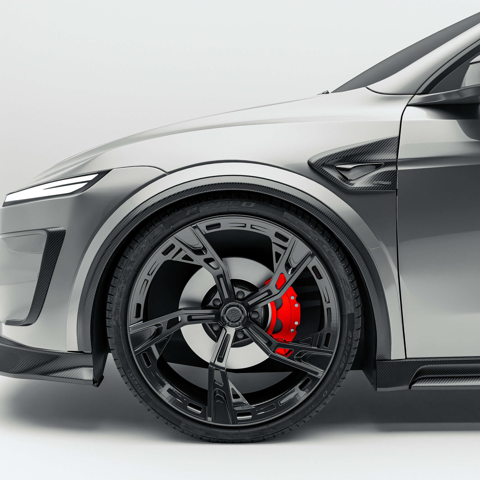 Tesla Model Y Facelift Carbon Fiber Side Fender Vents